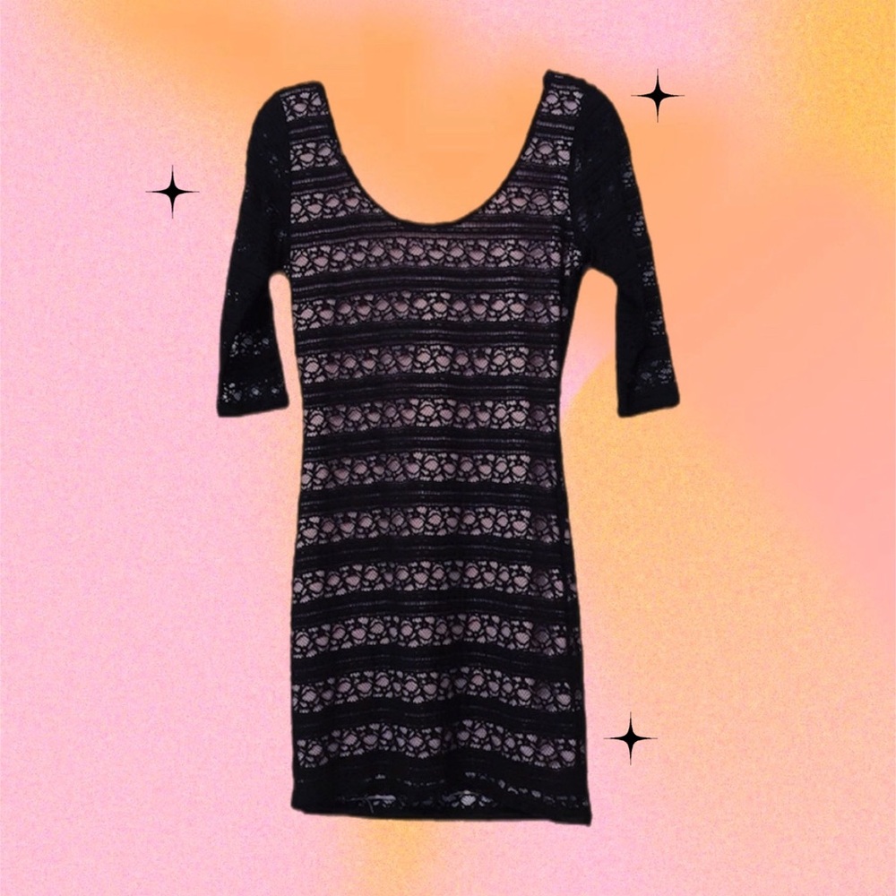 Black Lace Dress